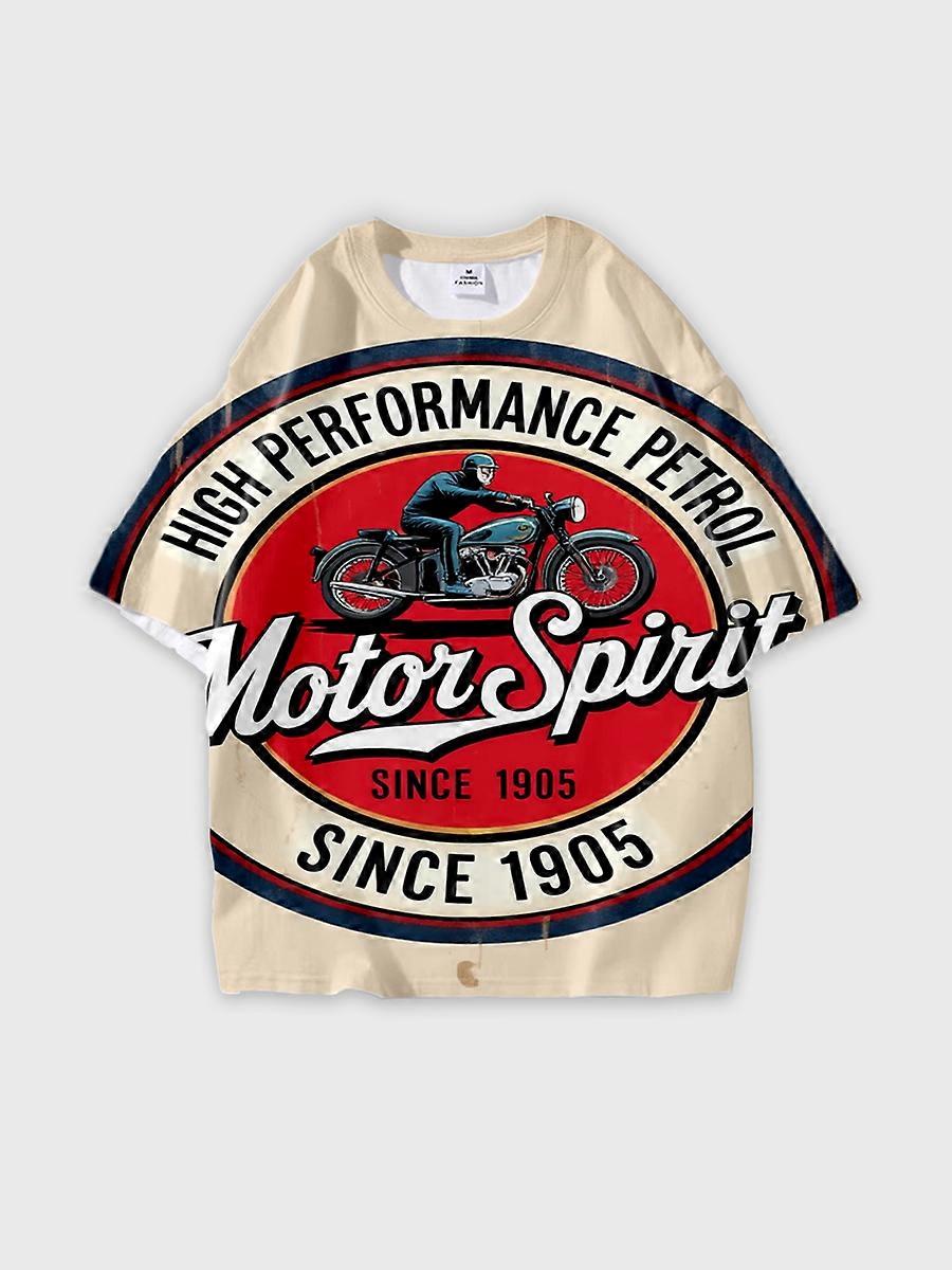 T-shirt round neck Pattern loose short sleeve JW2978