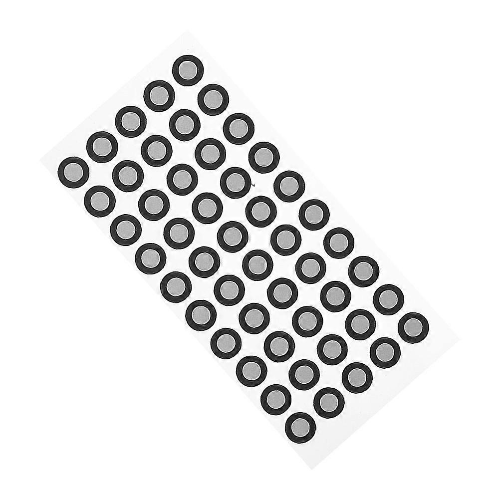 Scanner Reflection Points Scanning Markers For 3D Tracking Dots Reference Points Markers Black 1.00X1.00X0.15CM High Reflectivity 50Pcs