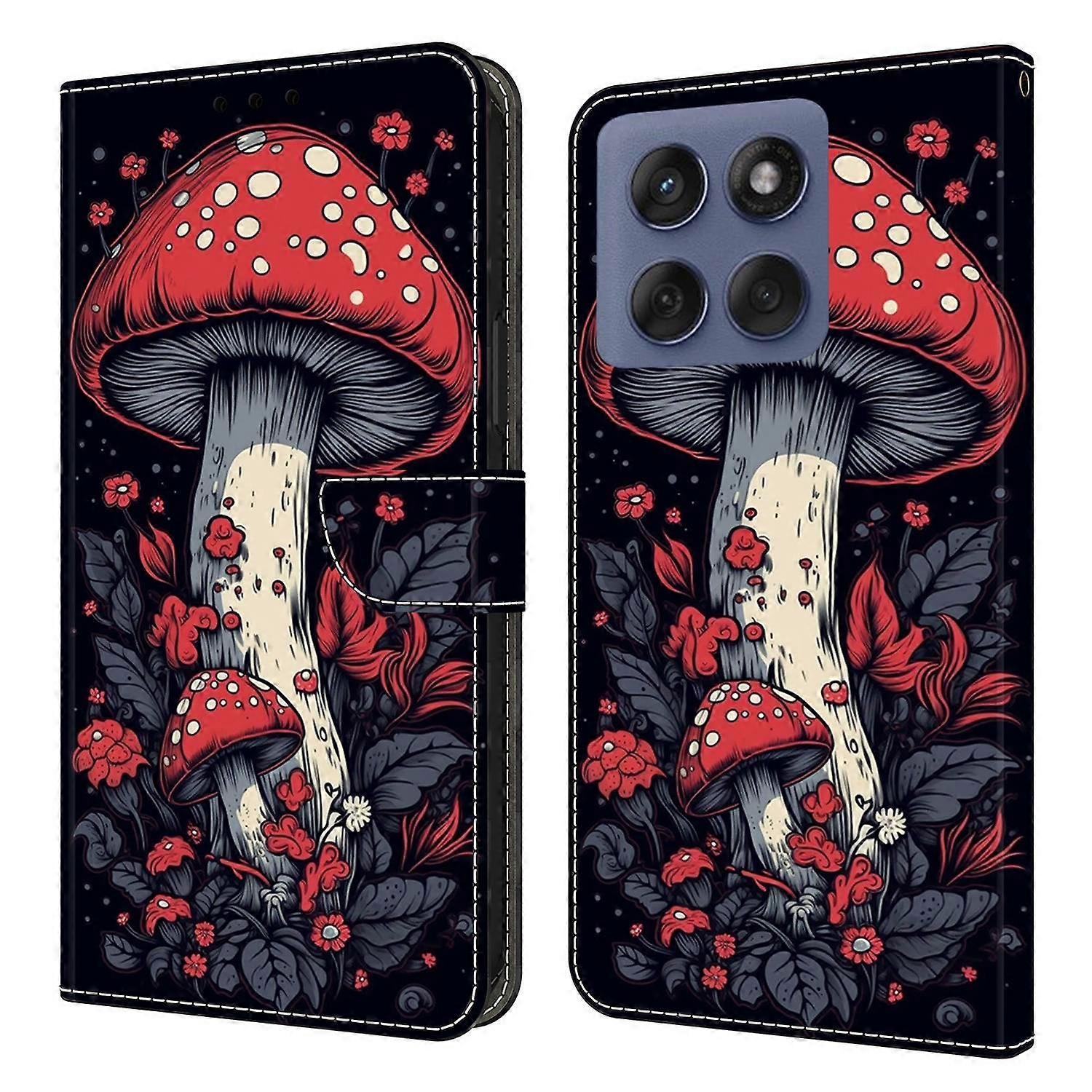 For Motorola Edge 60 Fusion 5G Edge 60 5G Leather Case Pattern Printing Wallet Stand Flip Phone Cove