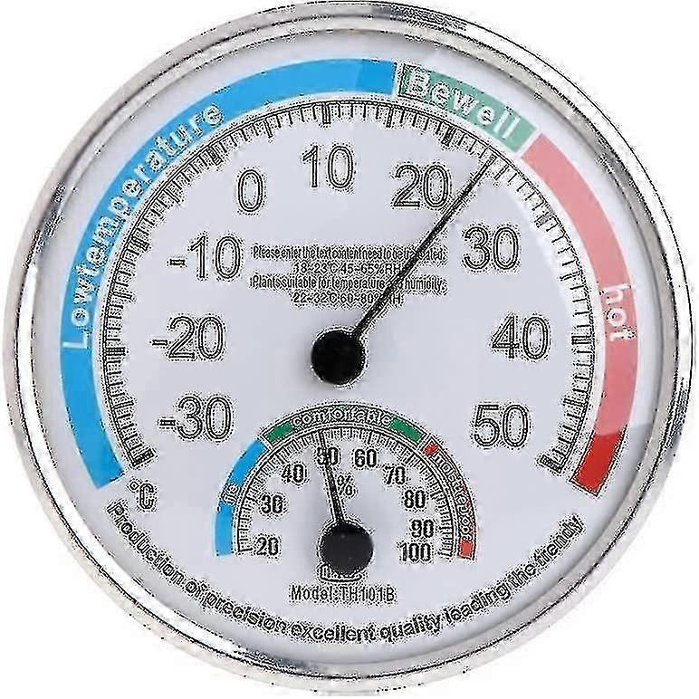 Jinyi Household Analog Thermometerwall-mounted Pointer Home Baby Room Indoor Temperature And Humidity Meter Pointer Thermometer Hygrometer