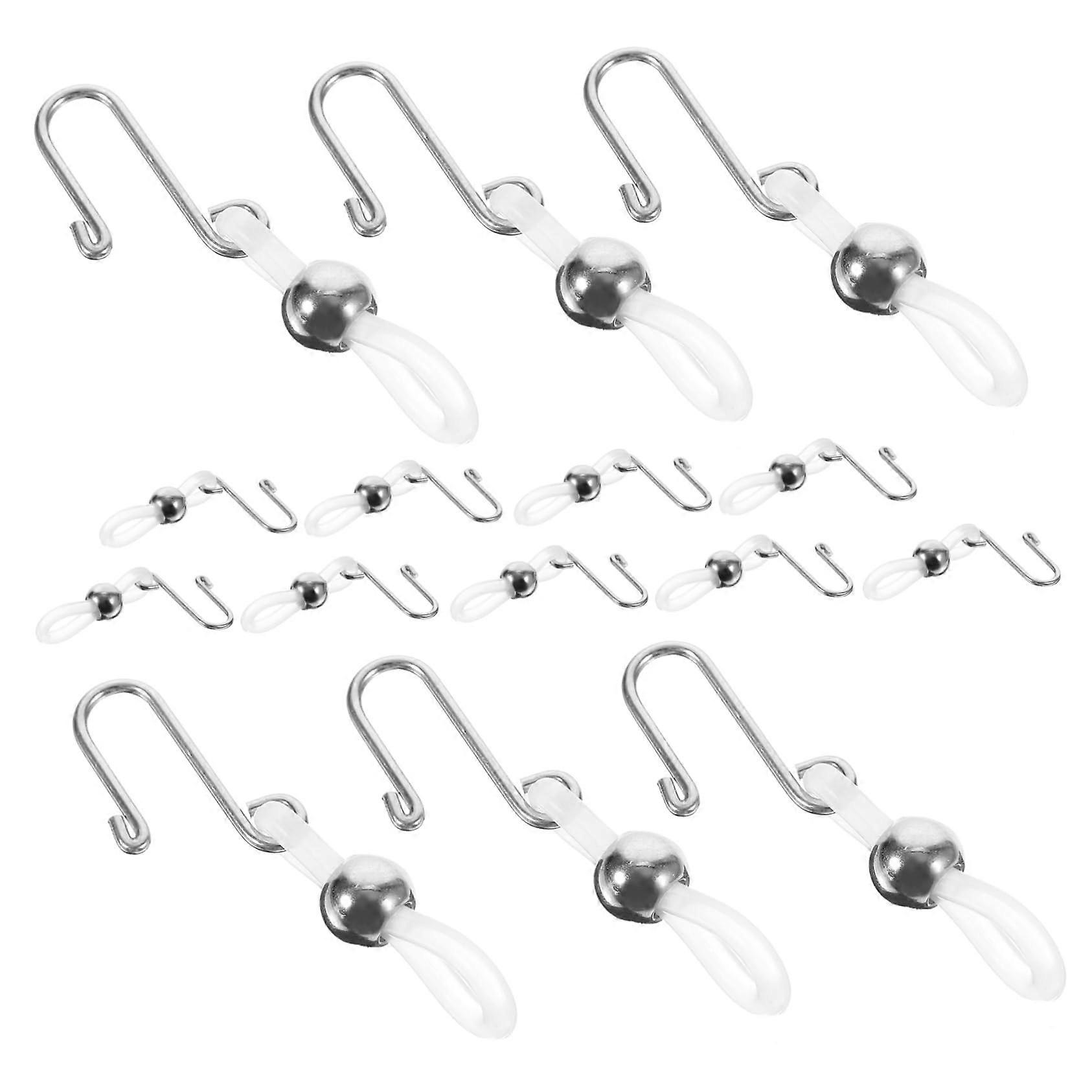 Accident Pack of 15 Zip Clip Hooks Replacement for Extension Zipper Pulls Outer Material for Fitting Tool Trousers Locking Clip Metal Protection