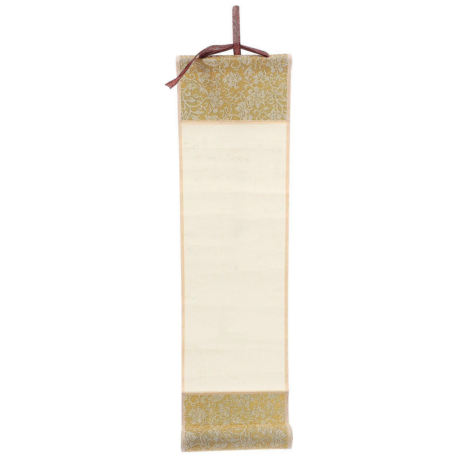 Blank Scroll Small Chinese Painting Calligraphy Scroll Decorative Scroll Wall Scroll