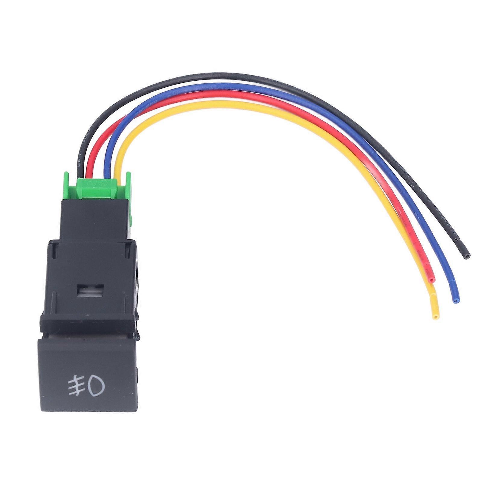 Foglight Switch ABS Fog Light Lamp Harness 10A 12V with LED for Car Modification