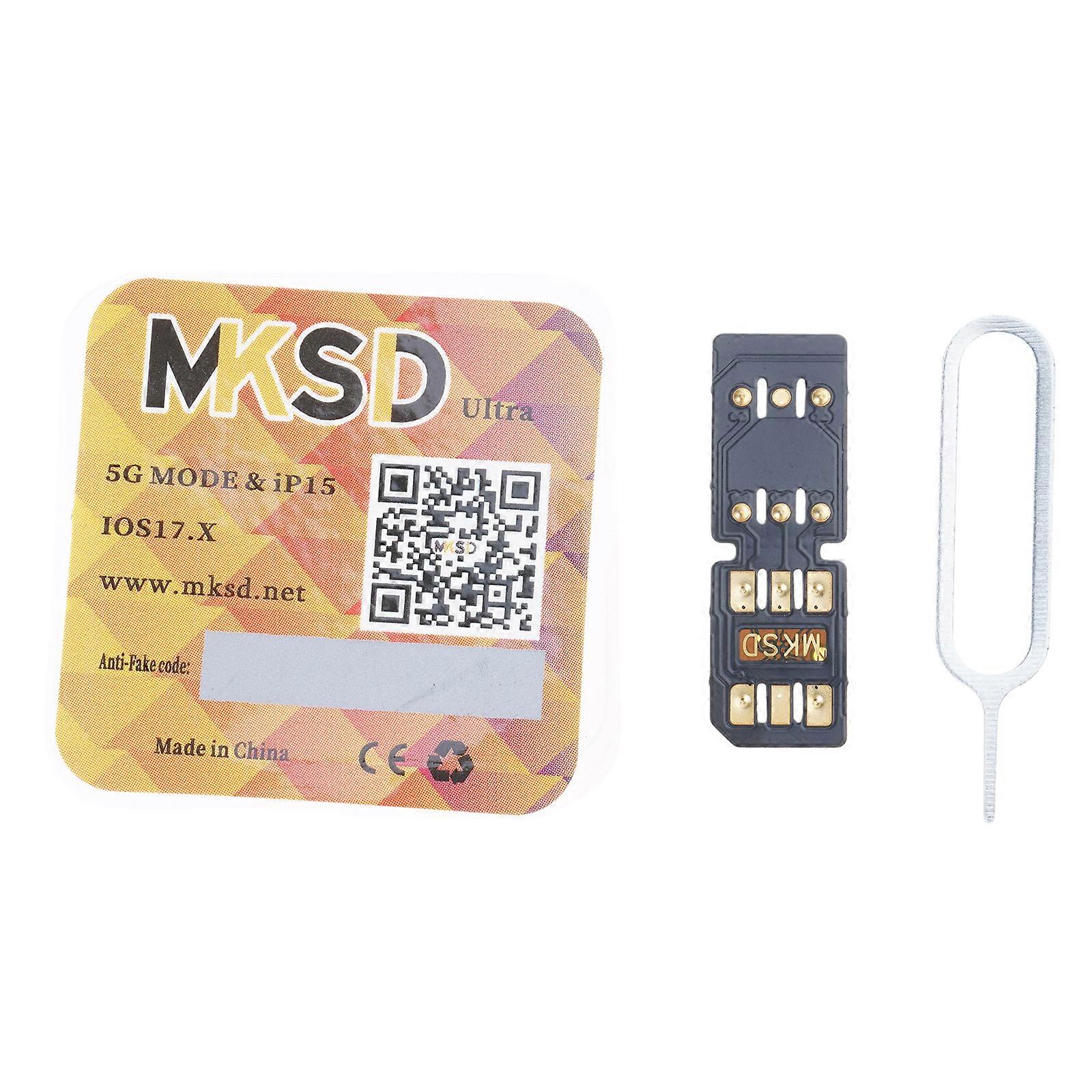 Upgraded MKSD Ultra 5G- SIM Card Compact-size ABS-material Made Quick Fixing fitting for 6s-7-8-X-XSM-11-13PM Series Multicolor