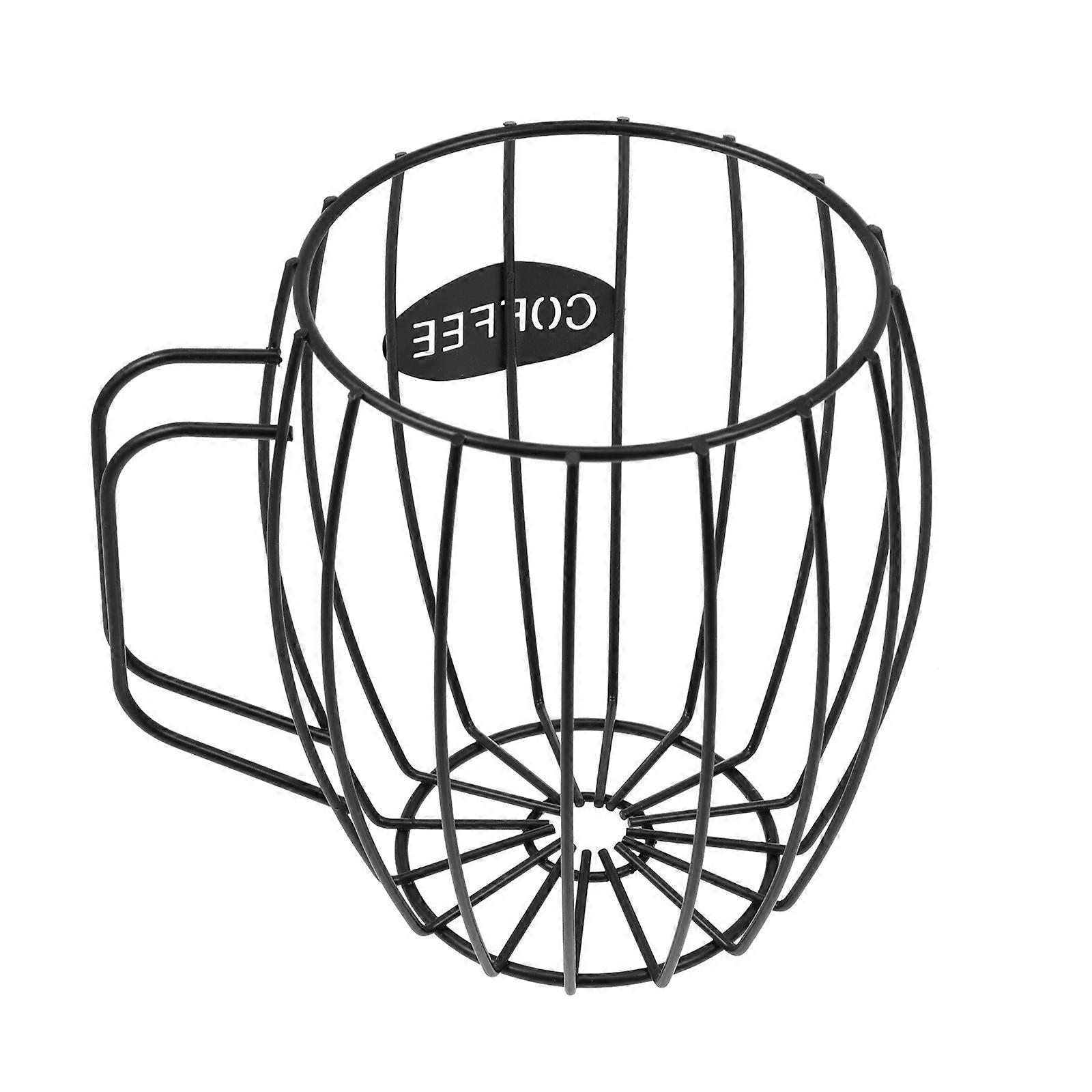 Κάψουλες καφέ Δοχείο αποθήκευσης Κουτί Σιδήρου Κύπελλο αποθήκευσης Ανθεκτικό δοχείο αποθήκευσης σίδερου για οικιακή χρήση κουζίνας 18x13.5x13.5cm 1 τεμάχιο