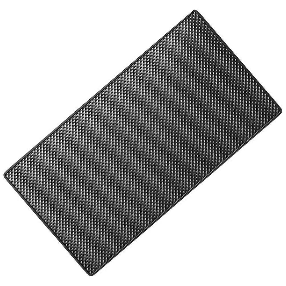 Car Phone Mat Dashboard Accessories Non-Slip Car Dashboard Accessory Black 10.6×5.9×0.1In 1Pcs