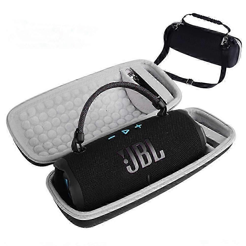 For Jbl Charge 6 Speaker Carrying Case Eva Hard Shell Shockproof Storage Bag With Shoulder Strap - B