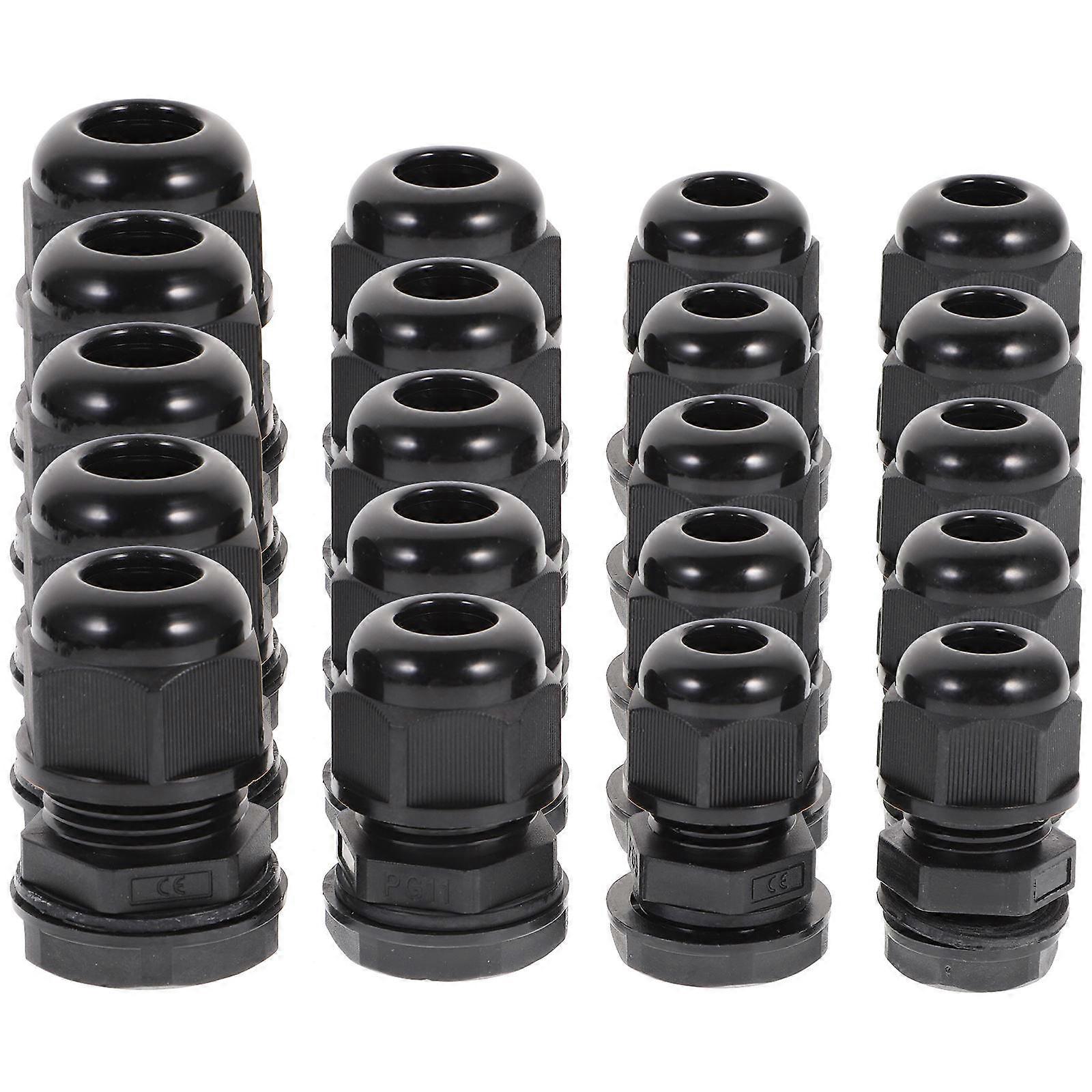 Cable Gland Waterproof Cable Grommet Used For Project Needs 4.40X3.40X3.40CM With Waterproof Function 20Pack