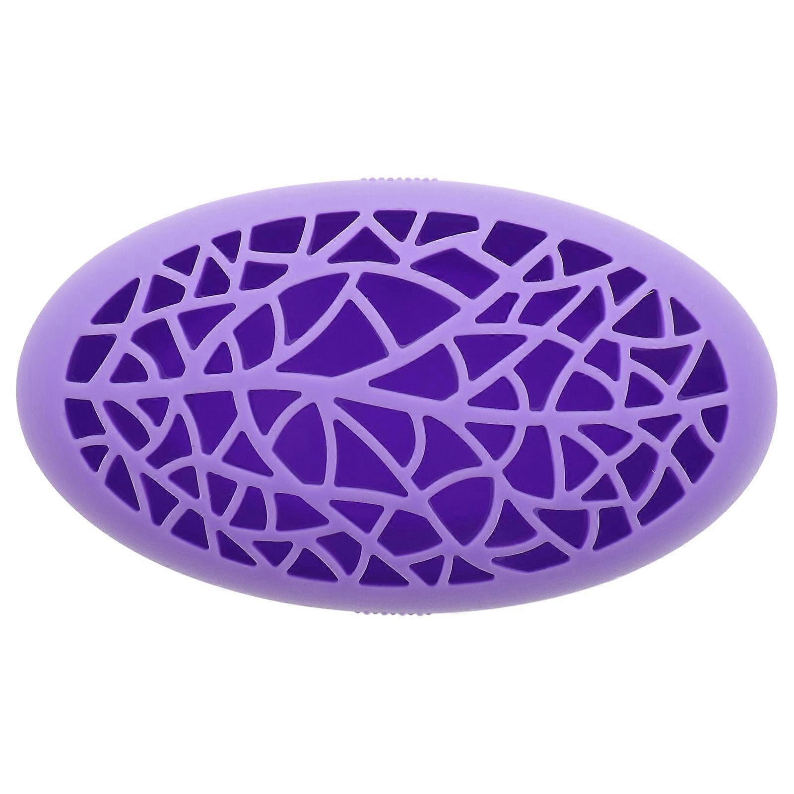 Purple Silicone Makeup Brush Holder for Home Use Multipurpose Cosmetic Storage Rack