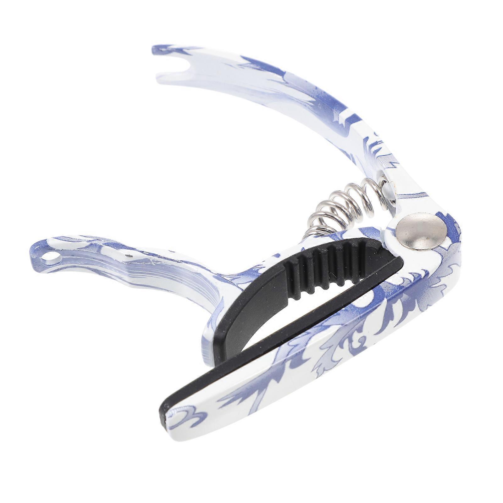 Zinc Guitar Capo 1Pack Assorted Color Clip Ideal For Music Practice And Performance