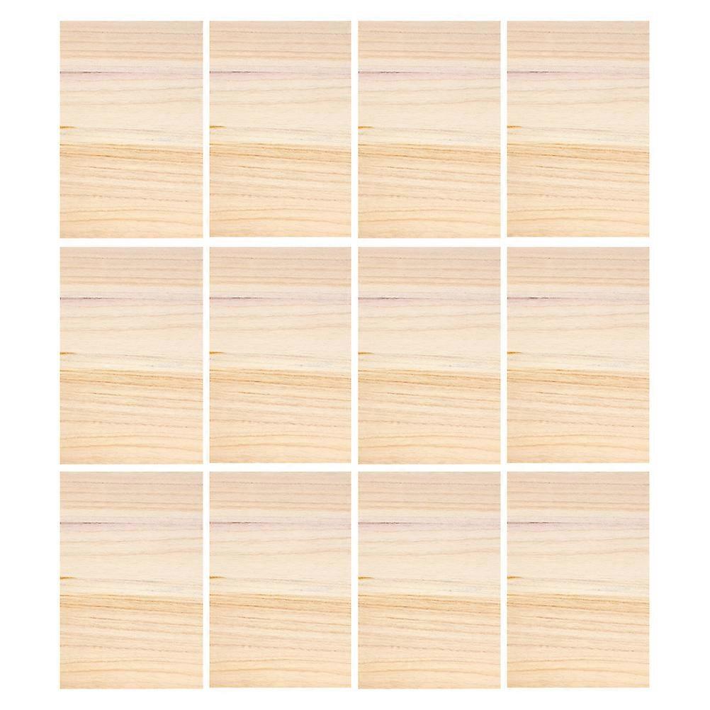 WORGEOUS 12Pcs Wooden Taekwondo Board for Wood Breaking Practice