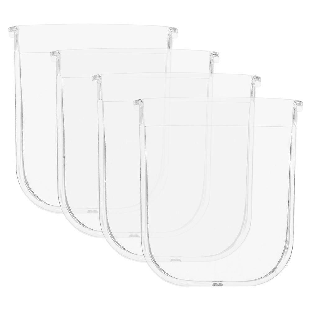 Water Collector Cup Set For Universal Rice Cooker Accessories In Sleek Design With Transparent Plastic Material And Easy Maintenance 4Pcs
