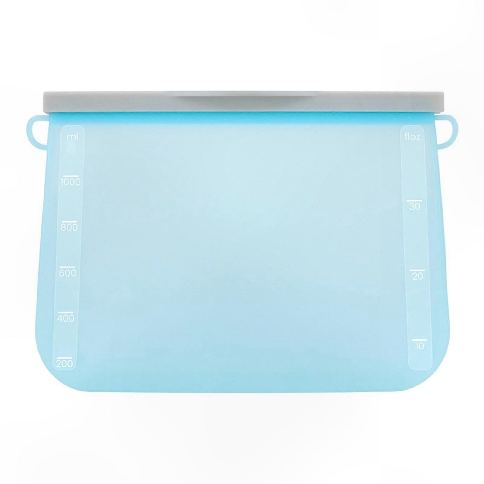Reusable Leakproof Food Storage Bags with Easy Seal for Fruits, Vegetables, and Freezer Use at Home