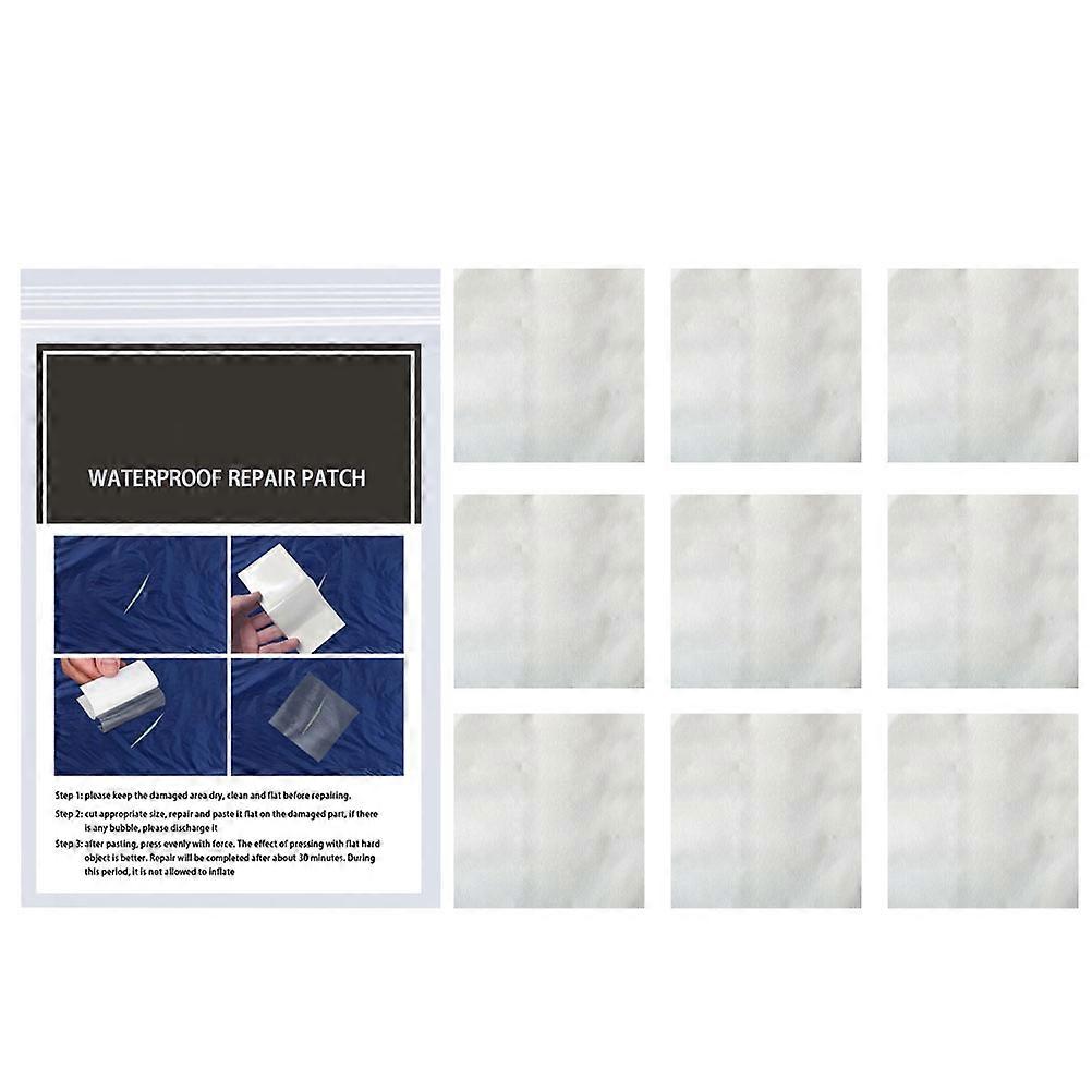 10 Pack Inflatable Repair Tape for Swimming Pools, Air Beds – Self Adhesive Leak Patches, Flexible Outdoor Use Design