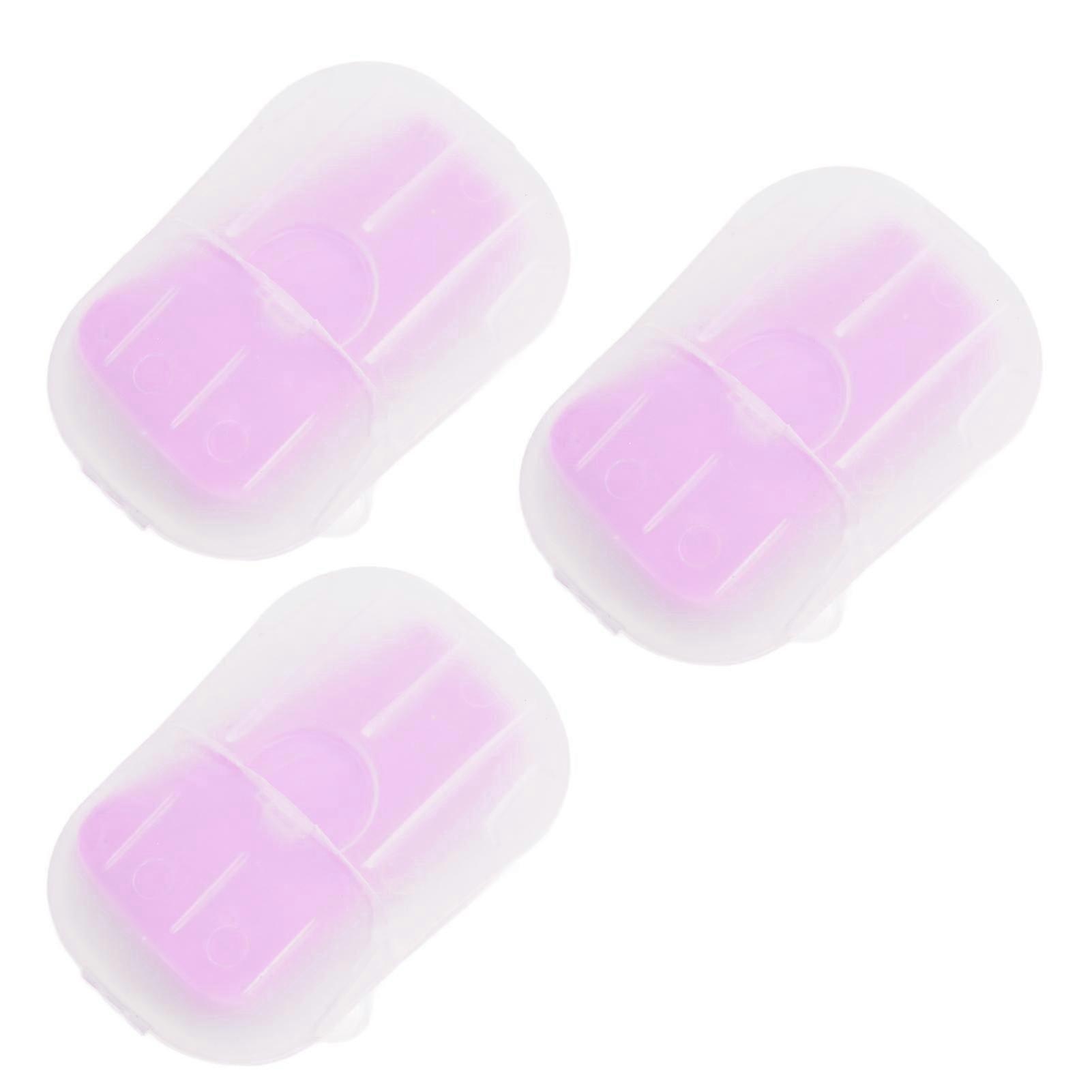 Soap Slice Sheets Bärbar engångs resetvätt tvål för vandring camping