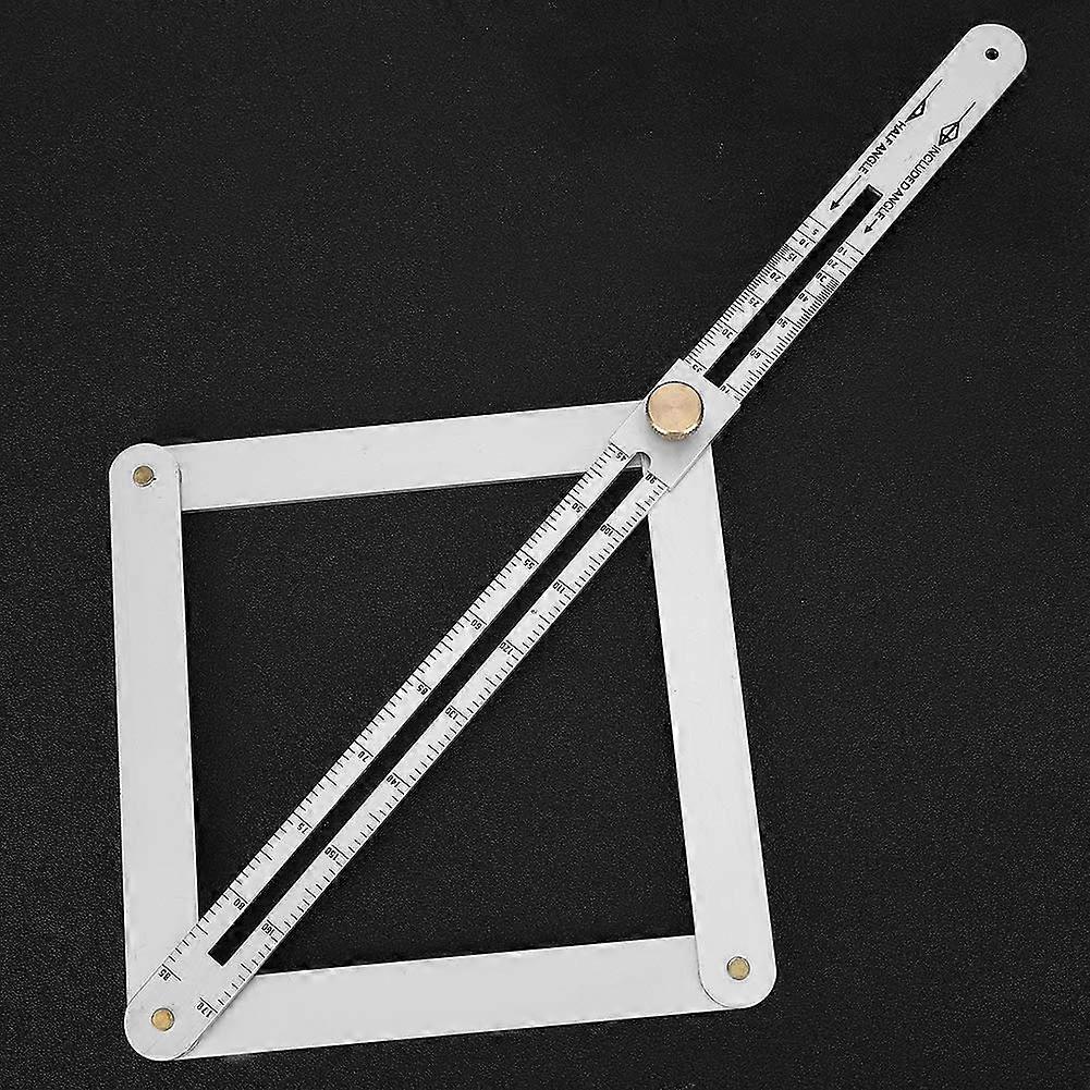 Multifunctional Diagonal Ceiling Profile Folding Goniometer Ruler for Accurate Measurements, 0-170° Angle, Stainless Steel