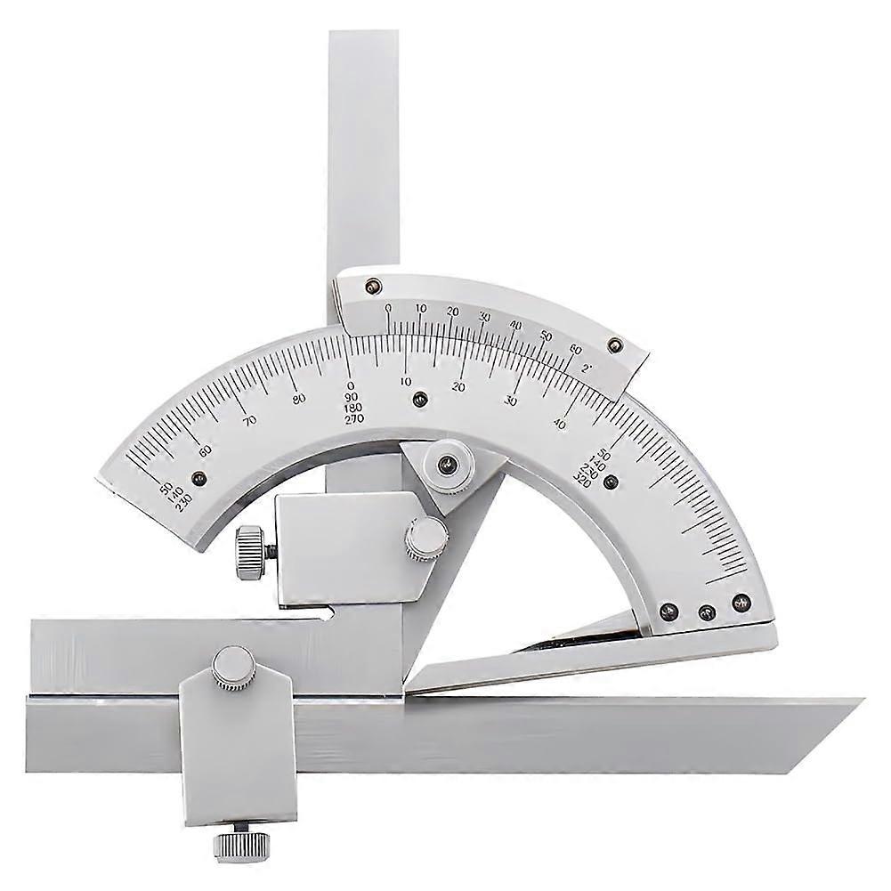 0320 Degree Vernier Protractor with Storage Box, Angle Finder, Measuring Ruler for Woodworking
