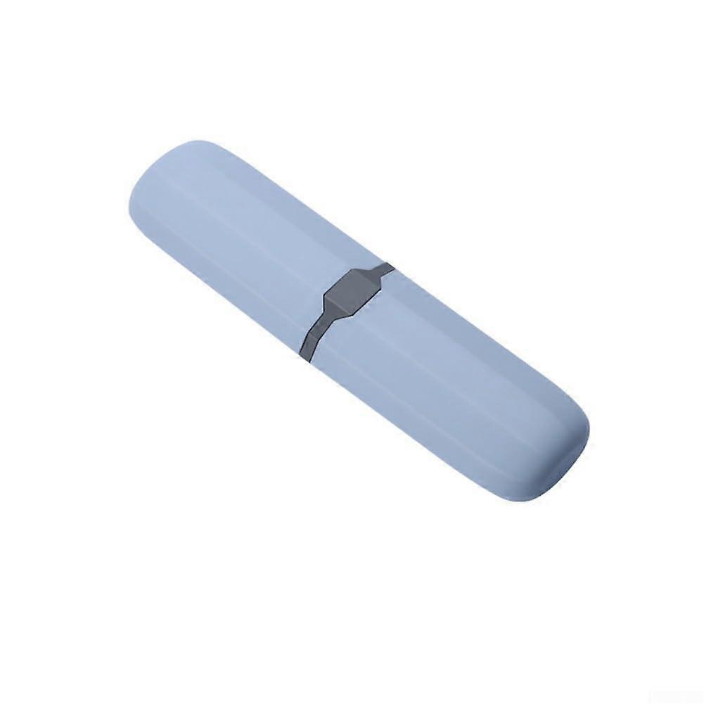 Toothbrush Holder Portable Travel Case, PP Material, Compact, Secure Storage, Gray