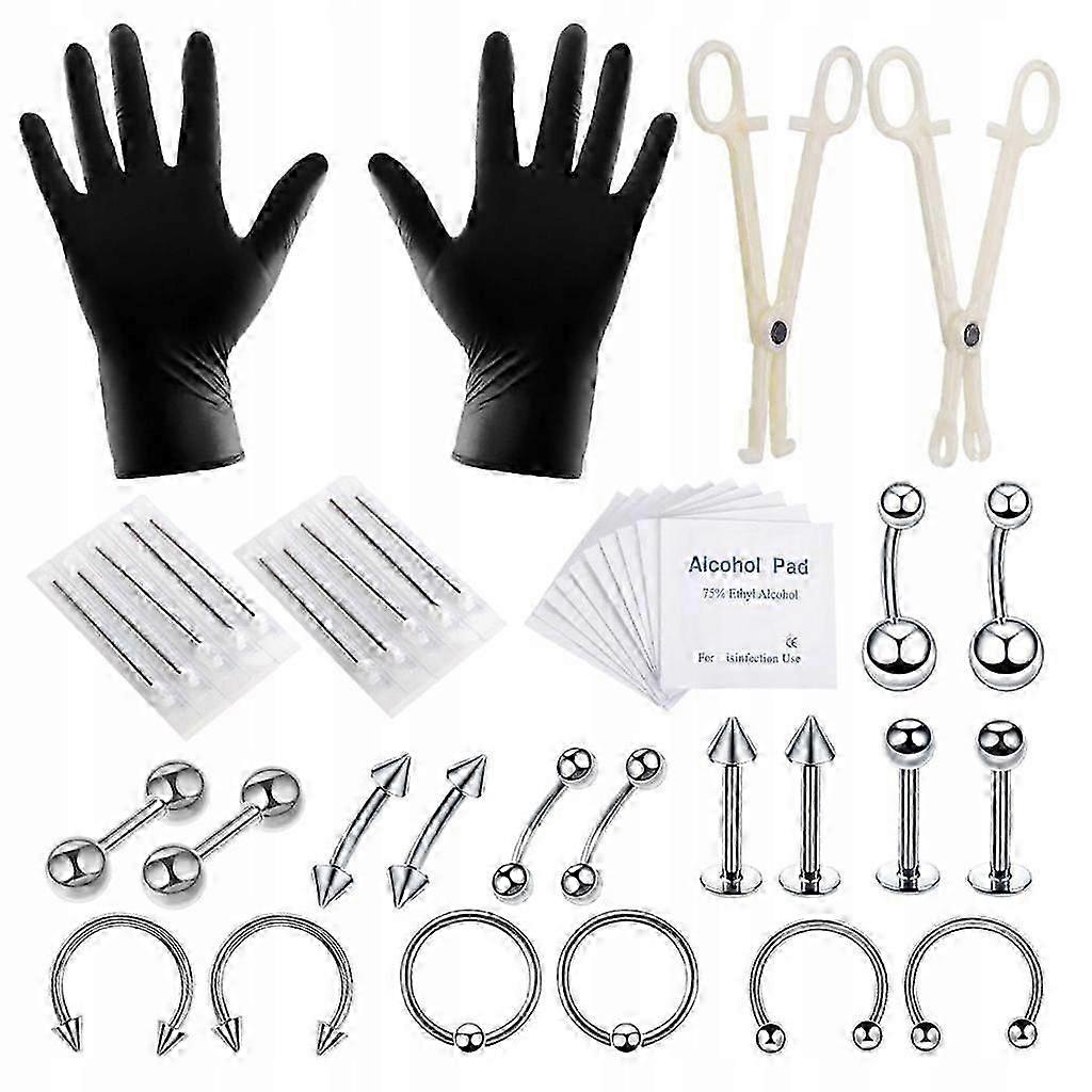 42-piece Professional Piercing Kit