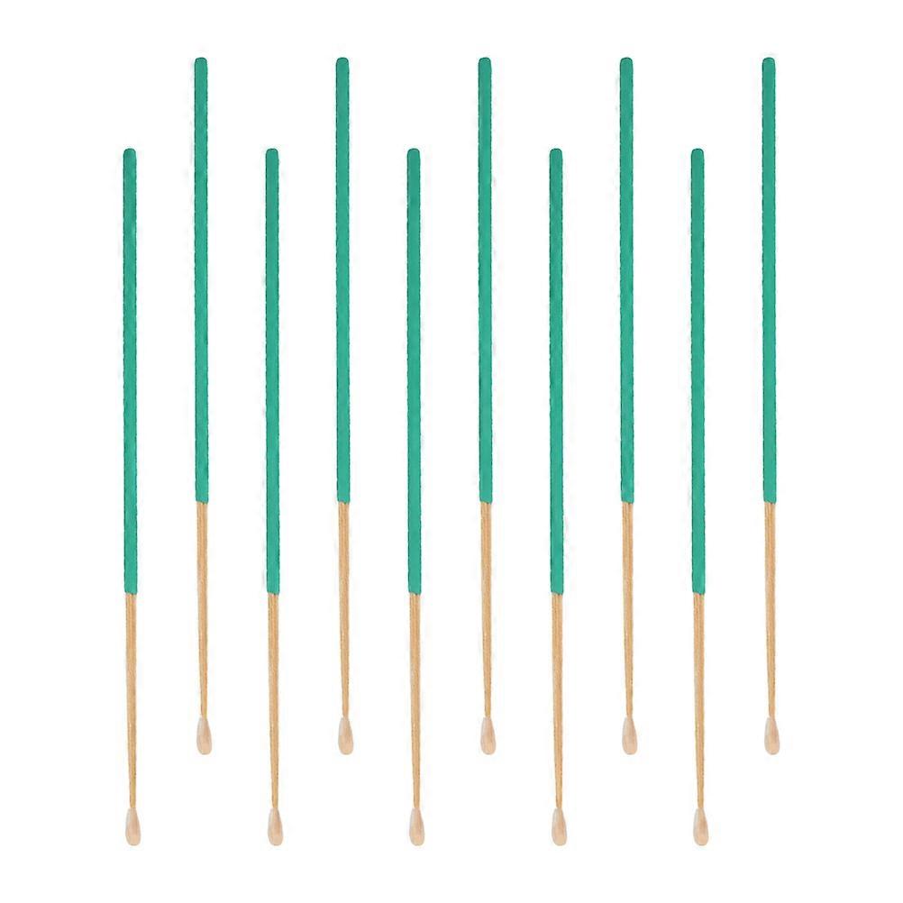 10Pcs Earwax Cleaning Tools Bamboo Sticks Ear Spoons Green Practical Design