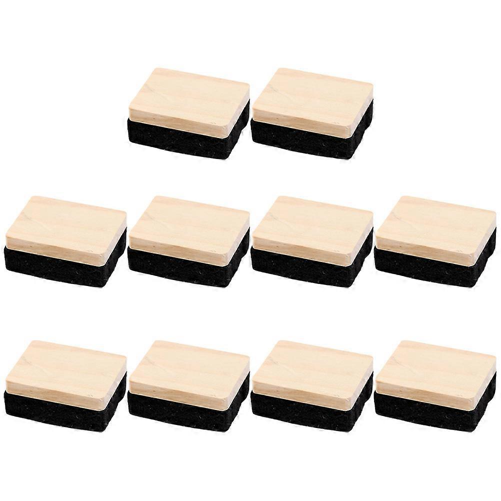 Multi Colored Black Board Erasers 10Set Perfect For Classroom Usage Lightweight Small Design Suitable For Homes Offices And Schools