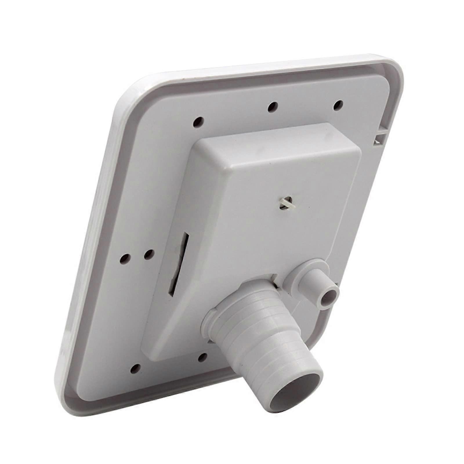 Threaded Screws Hatch Cover Parts Caravan Lockable Accessories Square Water Inlet Universal with Key RV Trailer Filling Bowl