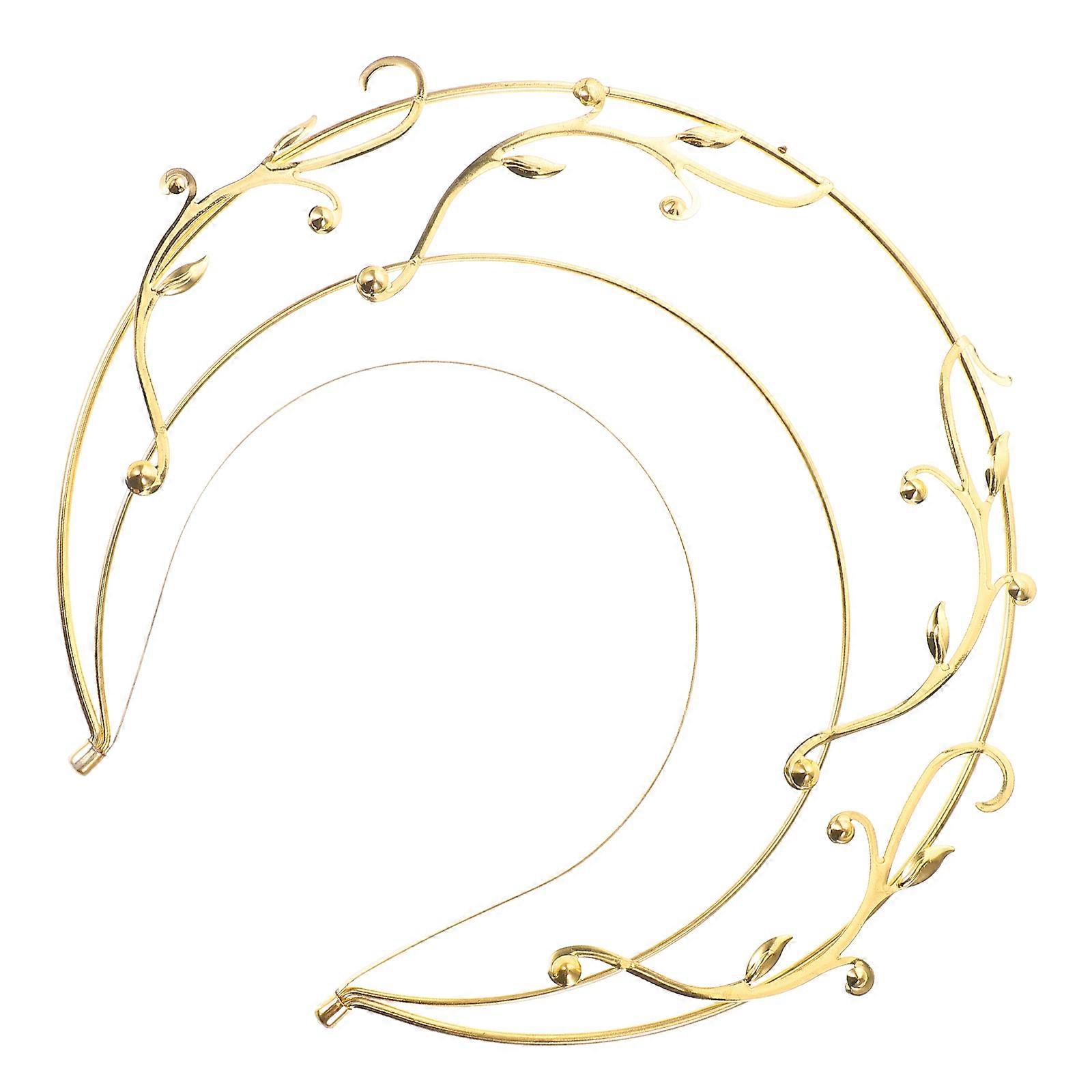 Headpiece with Layered Crown Design for Decoration Comfort Fit and Versatile Use 0.8 inches Wide