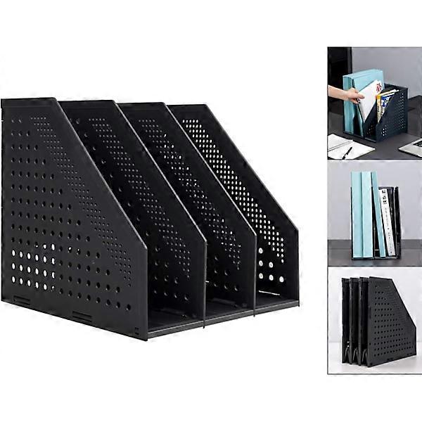 Sturdy Layer Structure, Desktop Organizer with Dustproof Hollow Design and No Assembly Required