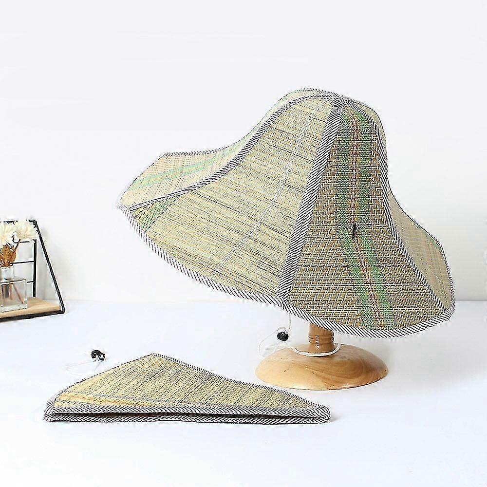 Spring Summer Foldable Anti-UV Wide Brim Sunshade Hats Beach Cap Fisherman Cap Sun Hat Straw Hat