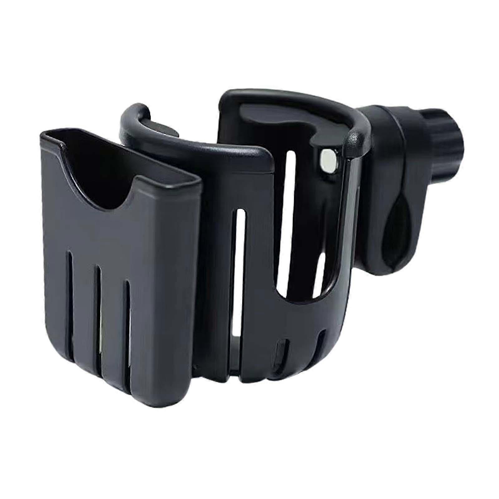 Universal Pushchair Cup Holder Attachment for Bicycles and Scooters - Adjustable, Durable, Fits Most Coffee Mugs