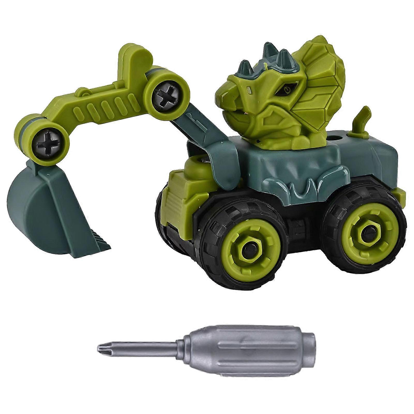 Dinosaur Theme Kids Construction Vehicles Dinosaur Theme Educational Engineering Trucks Excavator