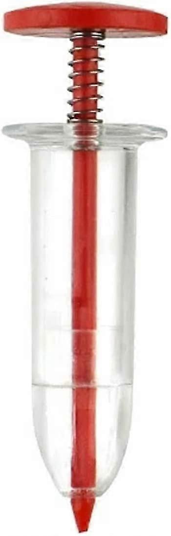 Hand-Held Mini Seed Spreader - Easy Gardening Tool for Small Seeds (Red)