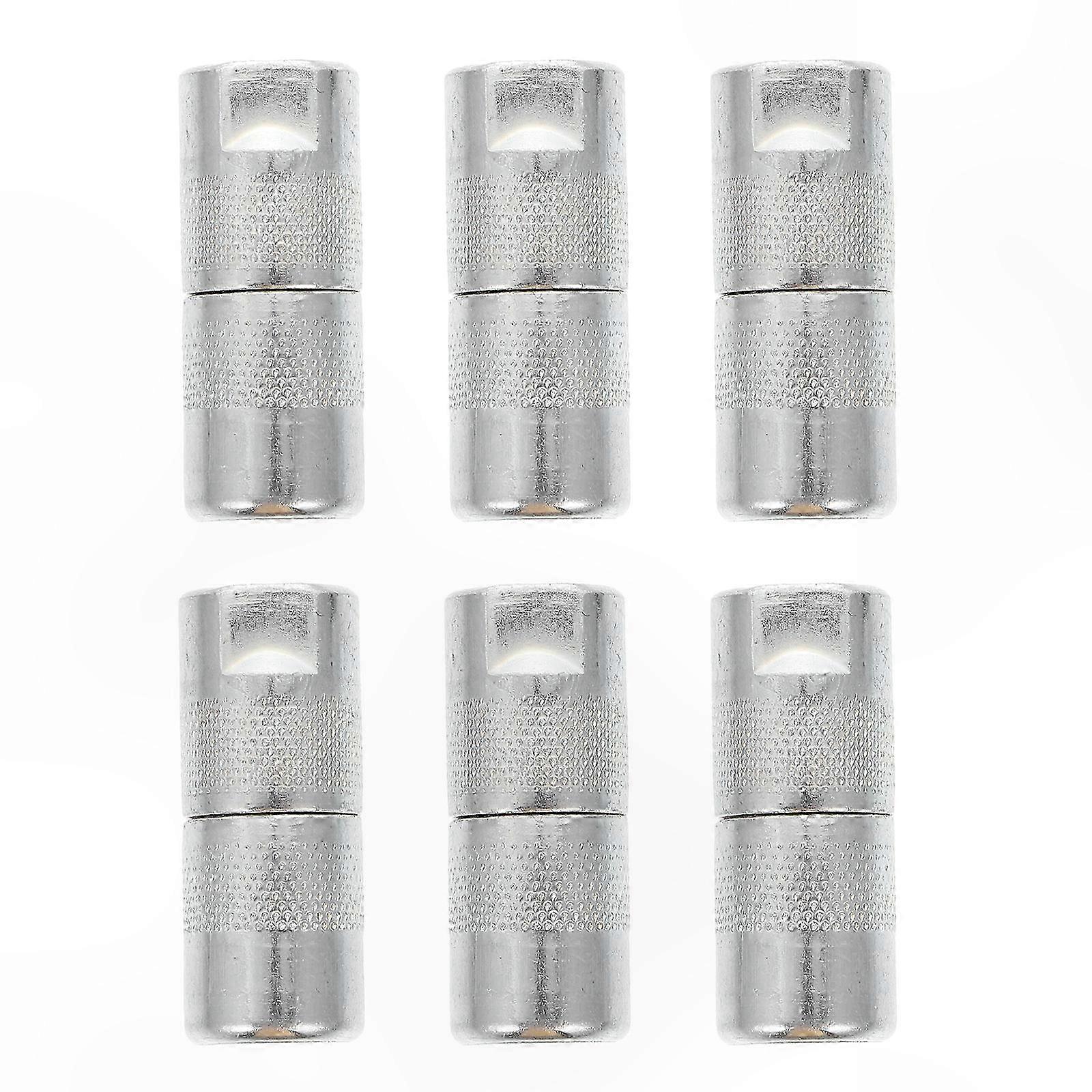 6-Pack Grease Coupler Nozzle Accessories for Grease Sprayer Replacement