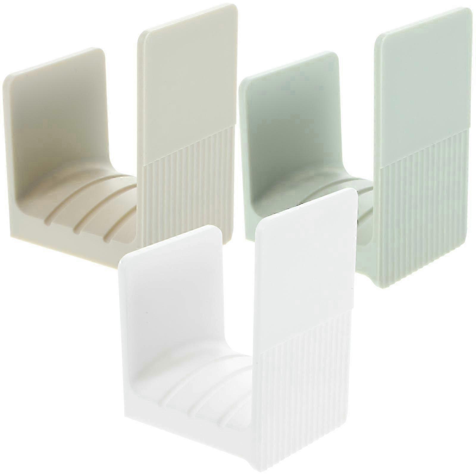 3Pcs Wall Mount Pot Lid Rack, No Drill Pan Cover Organizer, Space-Saving Kitchen Storage