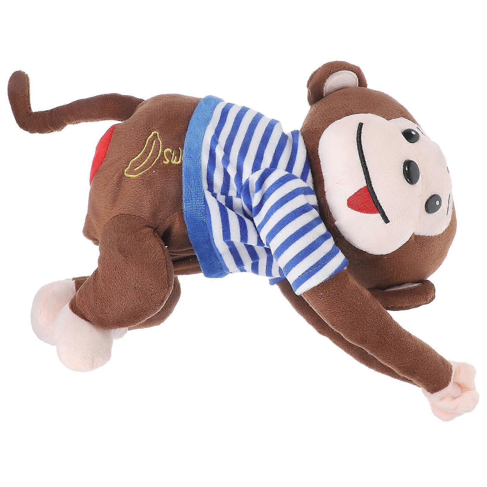 Cute Design Monkey Shape Tissue Storage Container Suitable For Office Home Use 1Pcs