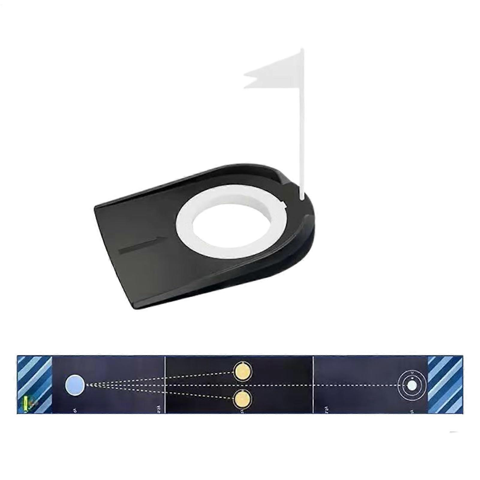 Golf Putting Mat Indoor Practice Simulator Portable Training Tool for Home