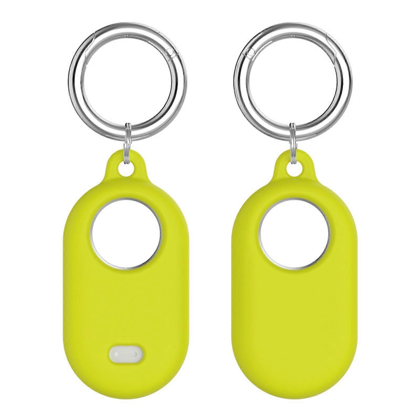 لحافظة Samsung Galaxy Smart Tag2 Tracker ، غطاء واقي لجهاز التتبع مقاوم للماء والغبار ، مقاوم للخدش مع حلقة