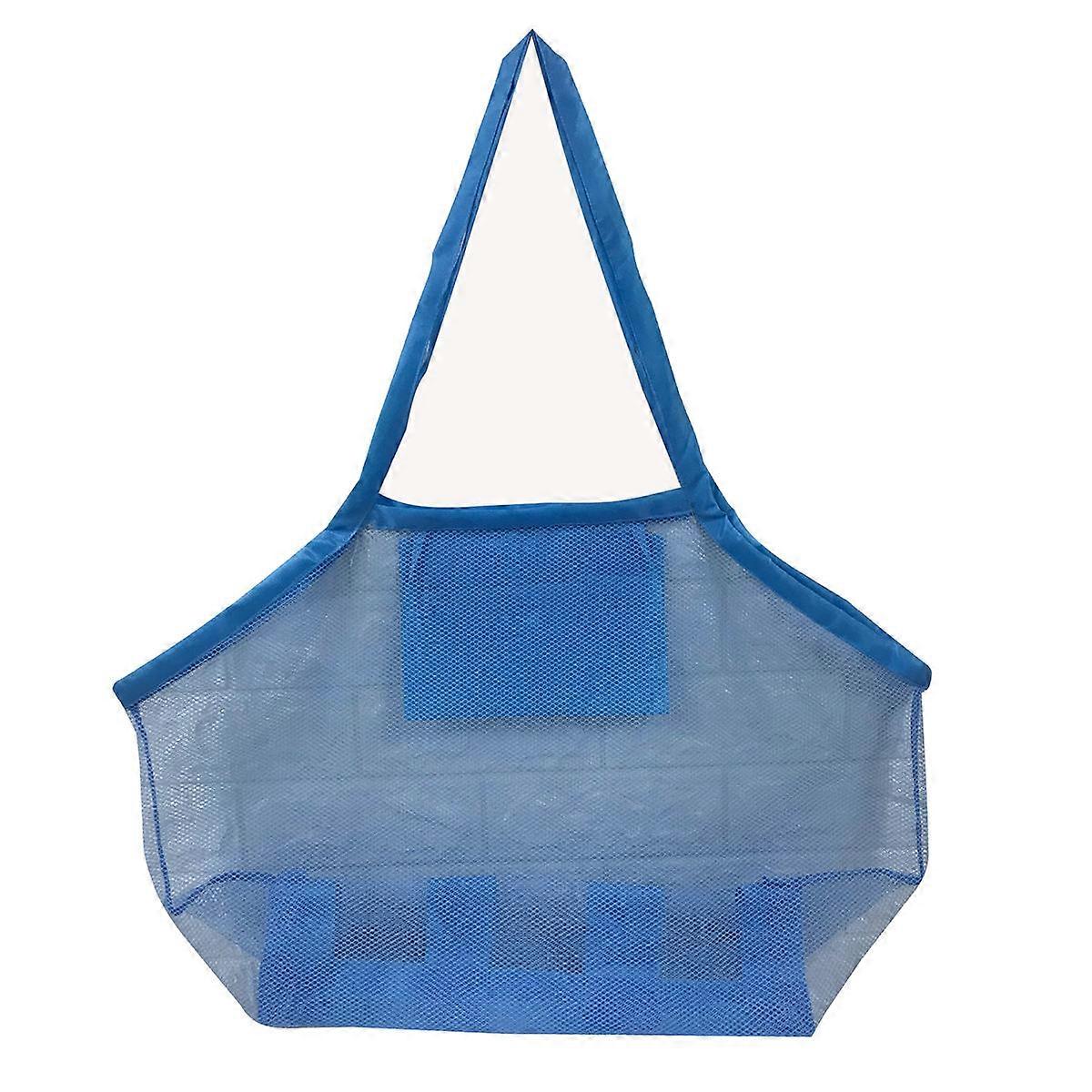 Mesh Beach Tote Bag for Outdoor Storage – Large Capacity, Lightweight, Easy Clean, Drainage, Perfect for Beach and Pool Use – Random Color Selection