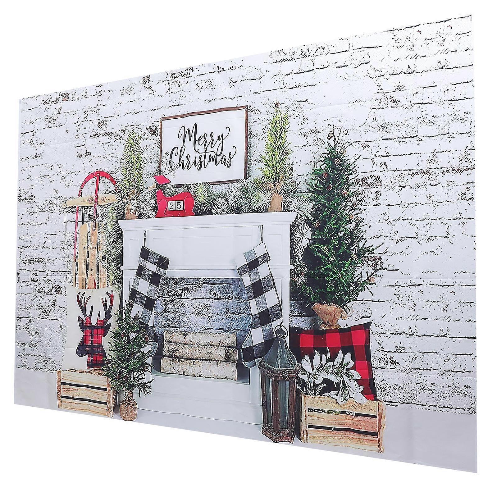 Christmas Theme Backdrop For Festive Atmosphere Family Gatherings 240X150CM Photo Prop 1Pack