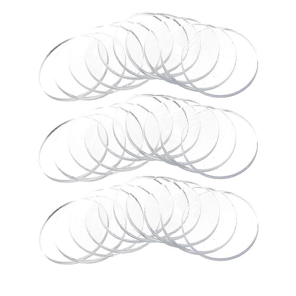 Transparent Bumper Pads for Glass Furniture with Antiskid Design and Lightweight PP Material 30 Pcs