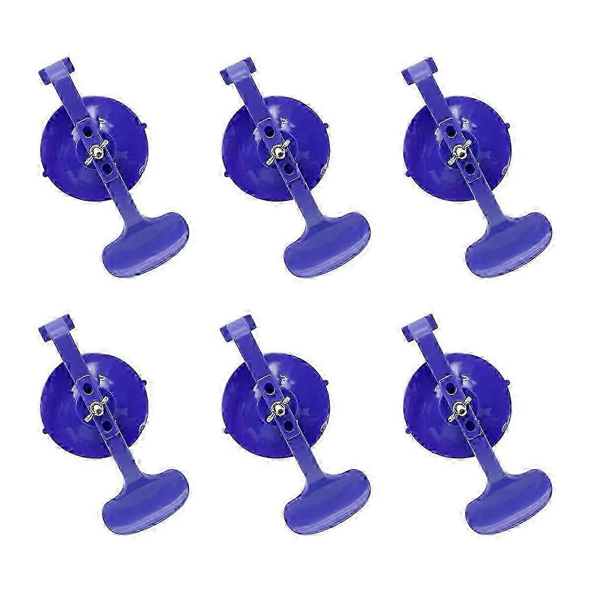 Windshield repair set for convertibles - 6 clamps with suction cups