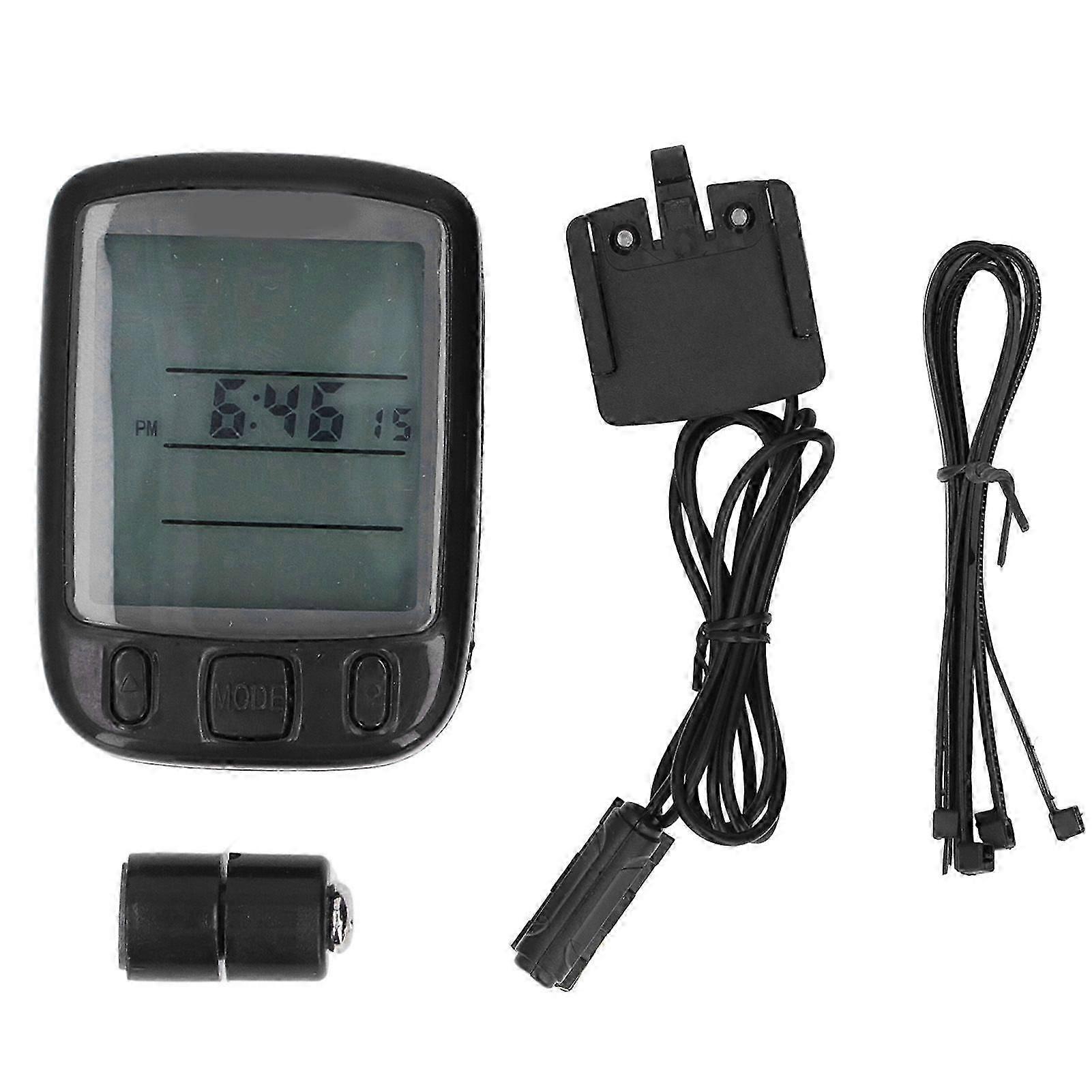 Bike Computer Waterproof Prevent Slipping High Accuracy Wired Bike Odometer for Bikes