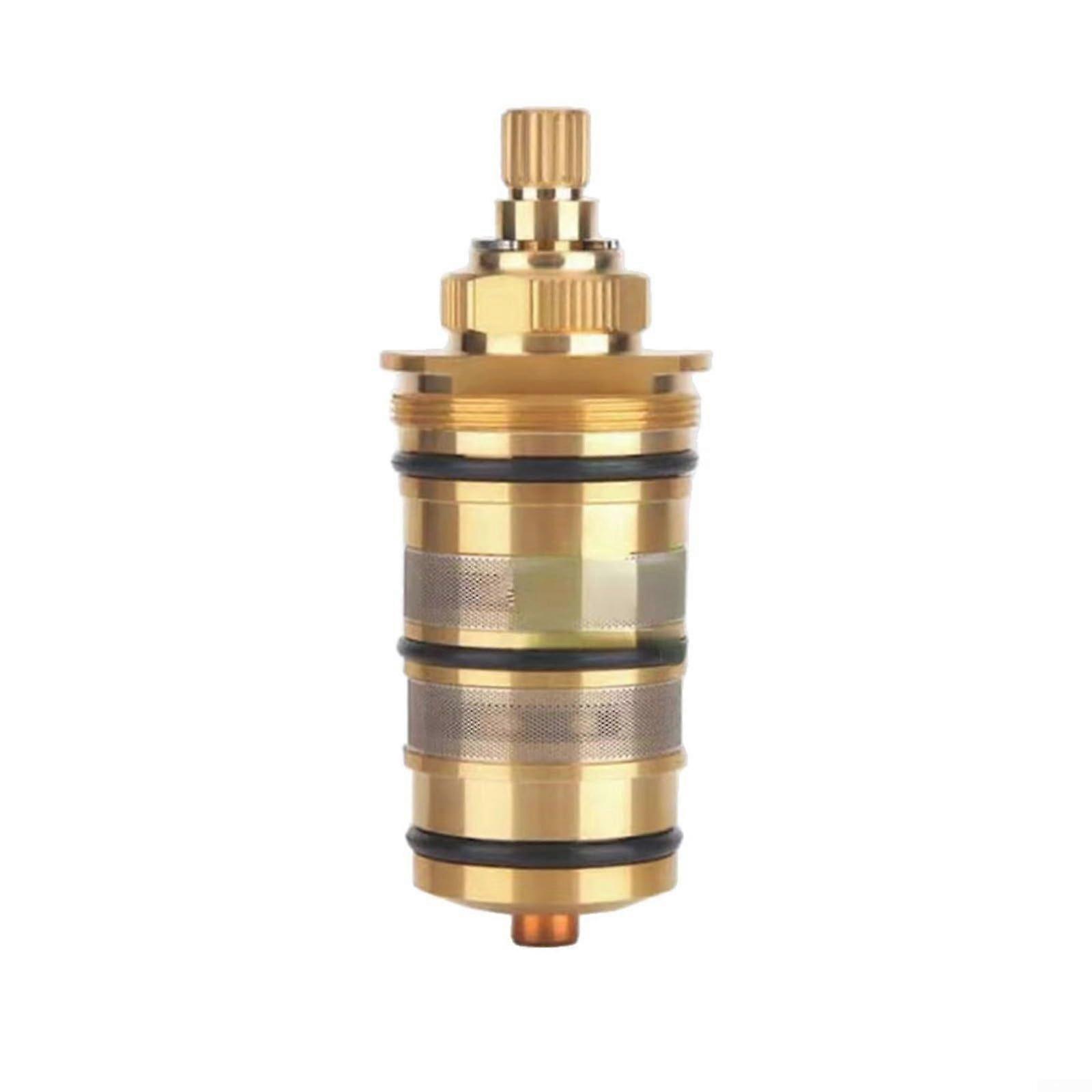 Shower Temperature Control Brass Replacement Repair Kit for Thermostatic Cartridge Compatible with Shower Mixer Valve Rod