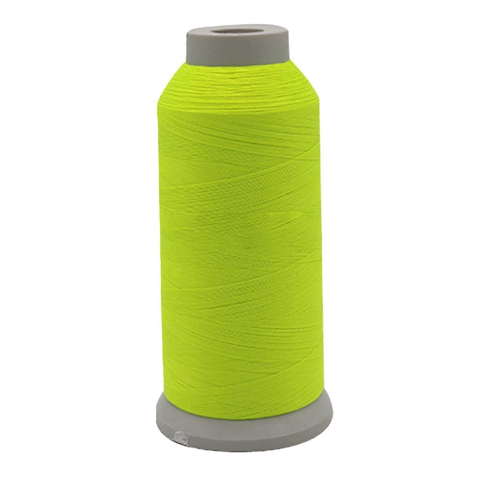 暗い刺繍糸DIYポリエステル発光クロスステッチ編み物で光る--蛍光イエロー