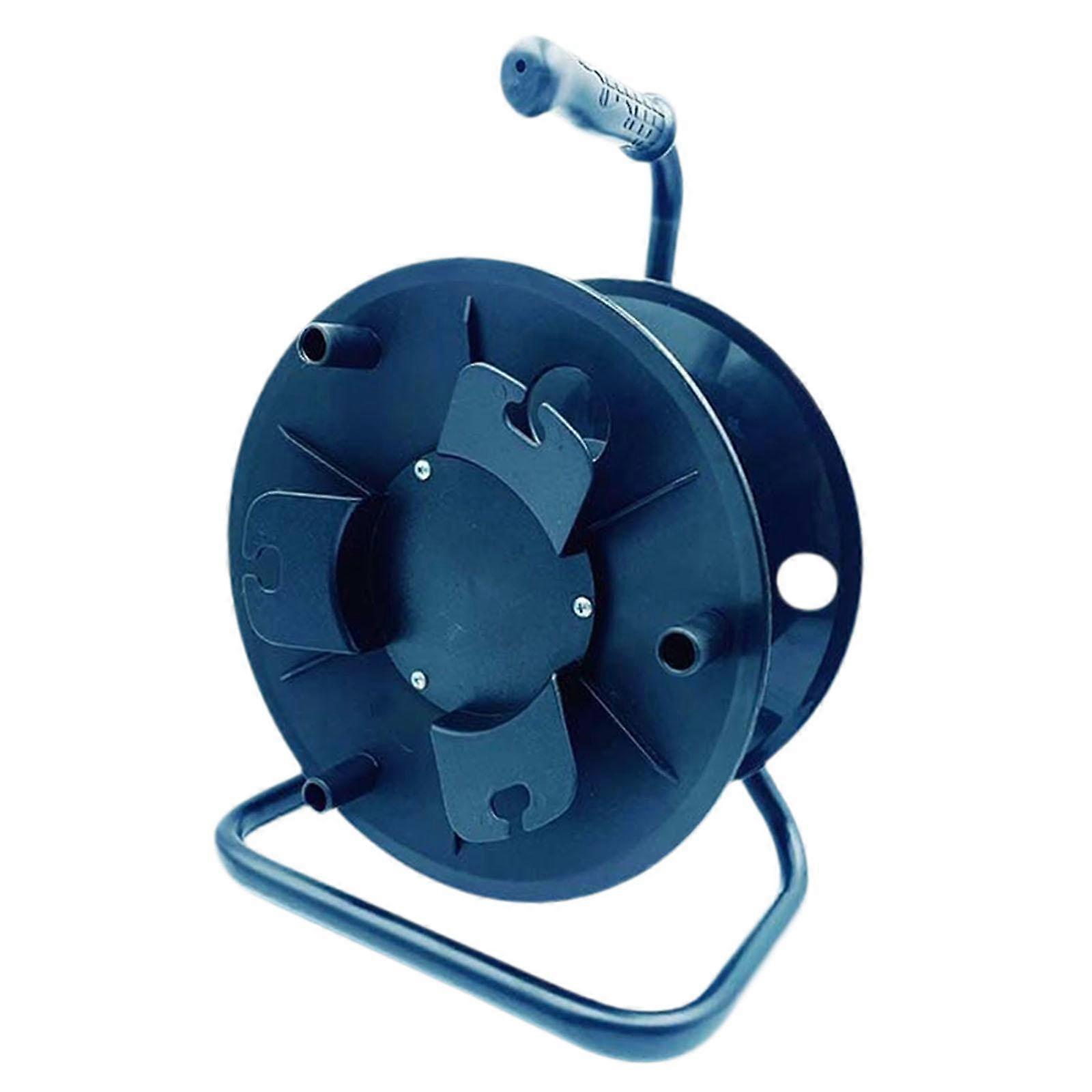 Cord Reel with Handle Line Storage Extension Cord Winding Reel for Workplace