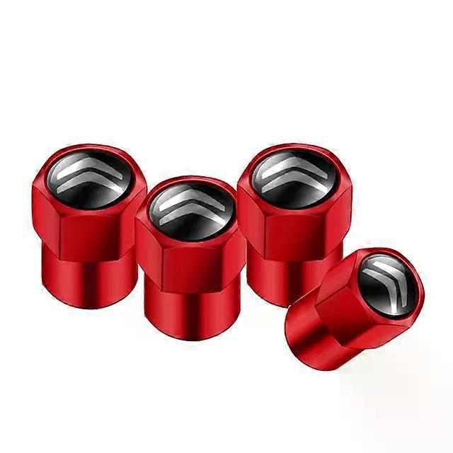 4pcs Car Tire Valve Caps Fit For Fiat Citroen C3 C4 C5 C3-XR DS4 DS Nemo Jumpy Car products Accessories