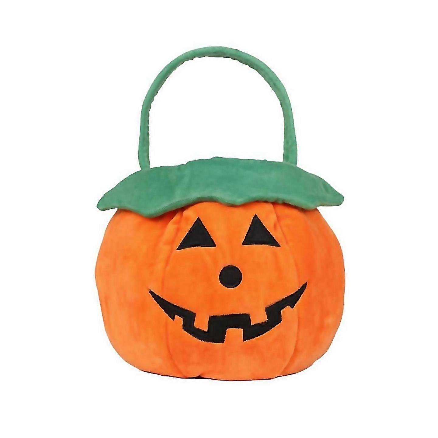 For Halloween Trick Or Treat Basket Bags Candy Bucketsreusable Portable
