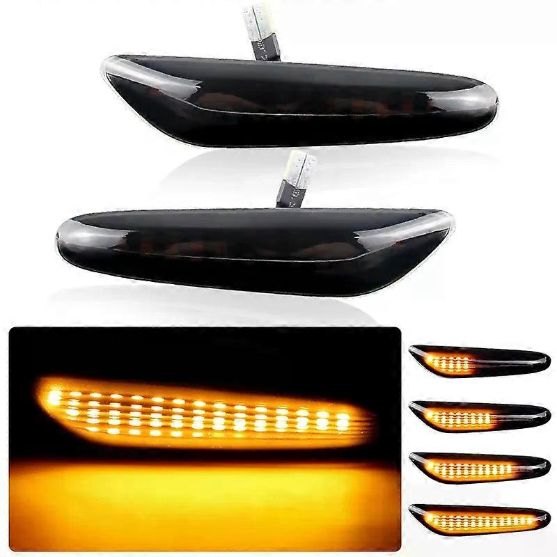 2pcs For BMW Led Dynamic Side Marker Turn Signal Light Sequential Blinker Light For E90 E91 E92 E93 E60 E87 E82 E46 Error Free