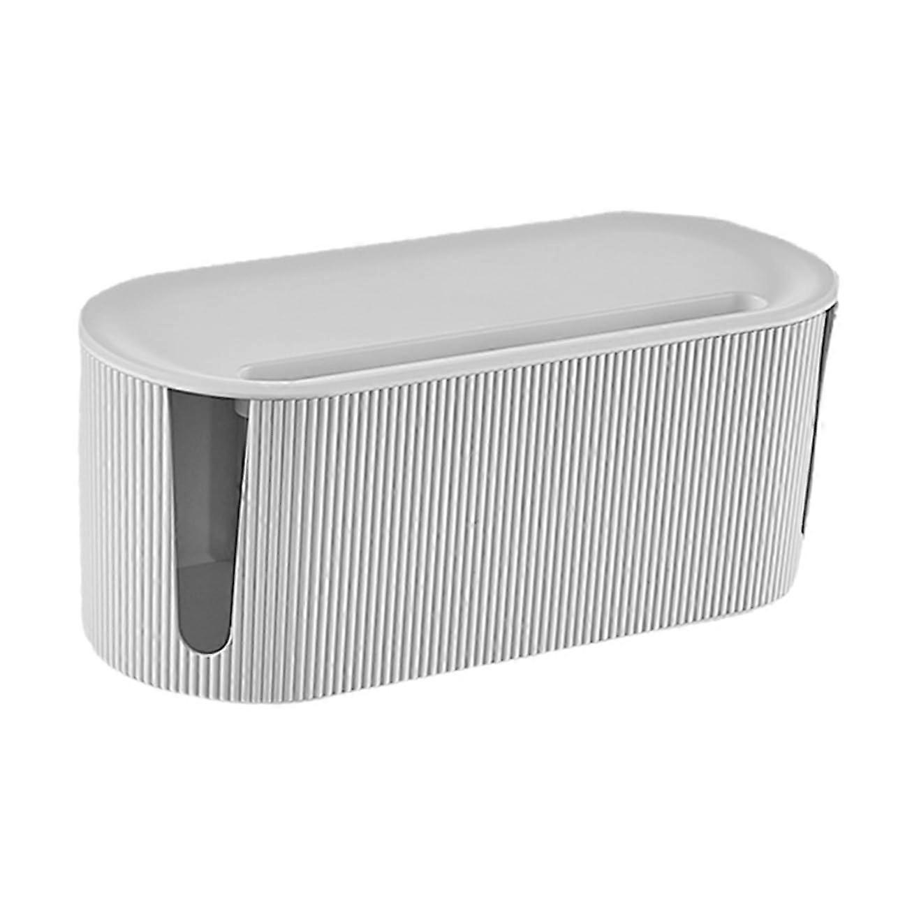 Cable Management Box – Practical Storage for Power Strips and Cables, Tangle Solution