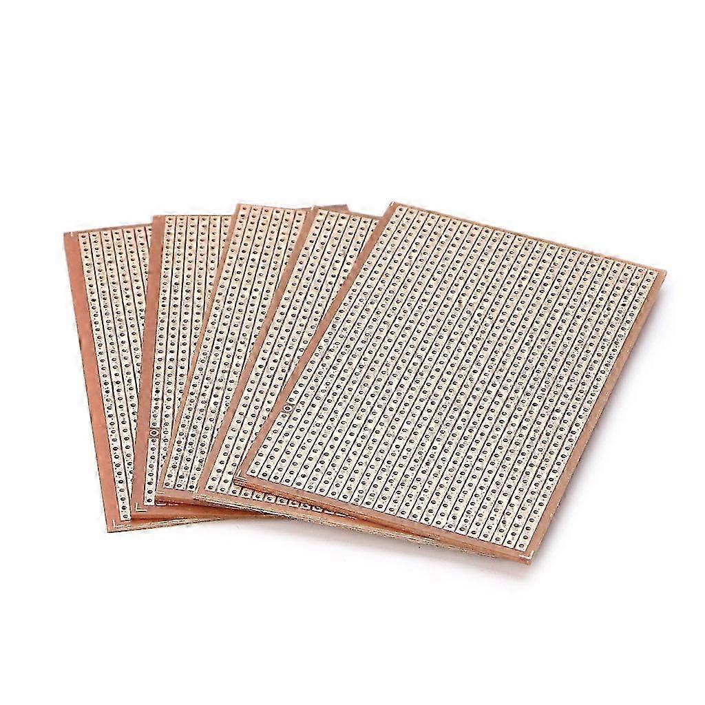 5pcs Universal Bakelite Circuit Board DIY Prototype PCB Prototyping Track Plate